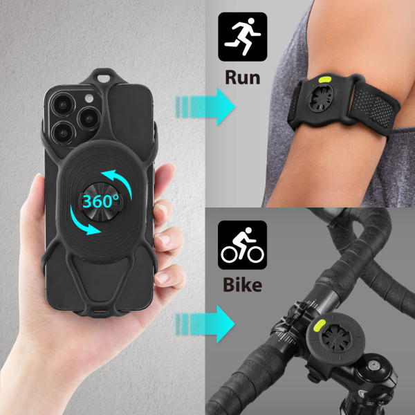 Bone Run+Bike Tie Connect Kit 2 Black - Afbeelding 11