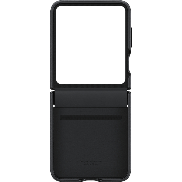 Samsung Ef-Vf731Pbegww Samsung Flap Vegan Leather Case Galaxy Z Flip5 Black - Afbeelding 2