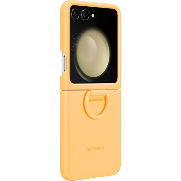 Samsung Ef-Pf731Toegww Samsung Silicone Cover With Ring Galaxy Z Flip5 Apricot - Afbeelding 2