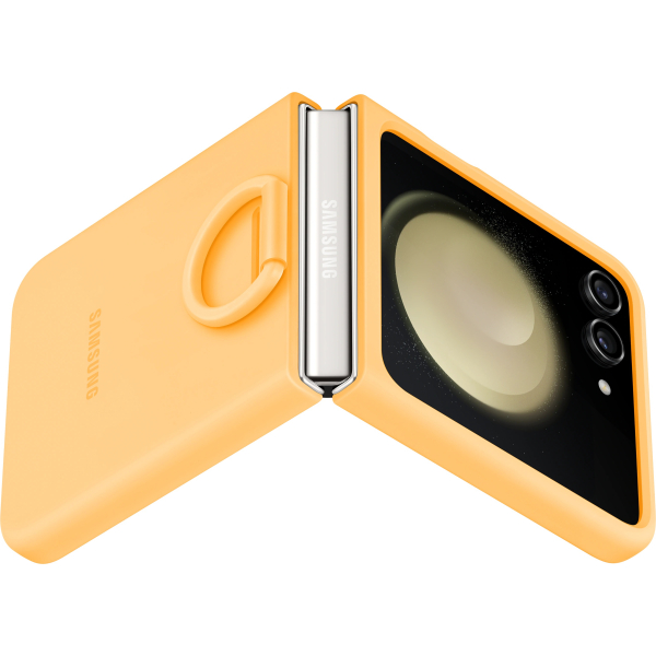 Samsung Ef-Pf731Toegww Samsung Silicone Cover With Ring Galaxy Z Flip5 Apricot - Afbeelding 3