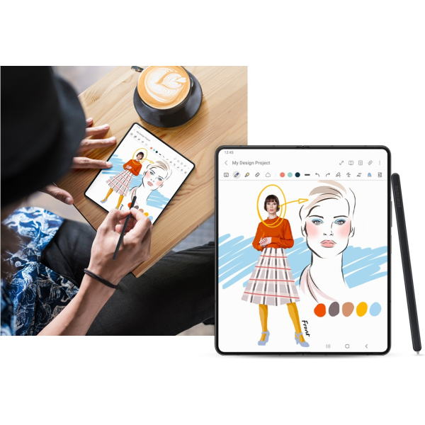 Samsung Ej-Pf946Bbegeu Samsung S Pen Fold Edition Galaxy Z Fold5 Black - Afbeelding 8