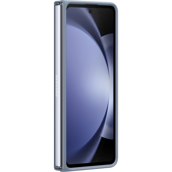 Samsung Ef-Vf946Plegww Samsung Vegan Leather Case Galaxy Z Fold5 Icy Blue - Afbeelding 2