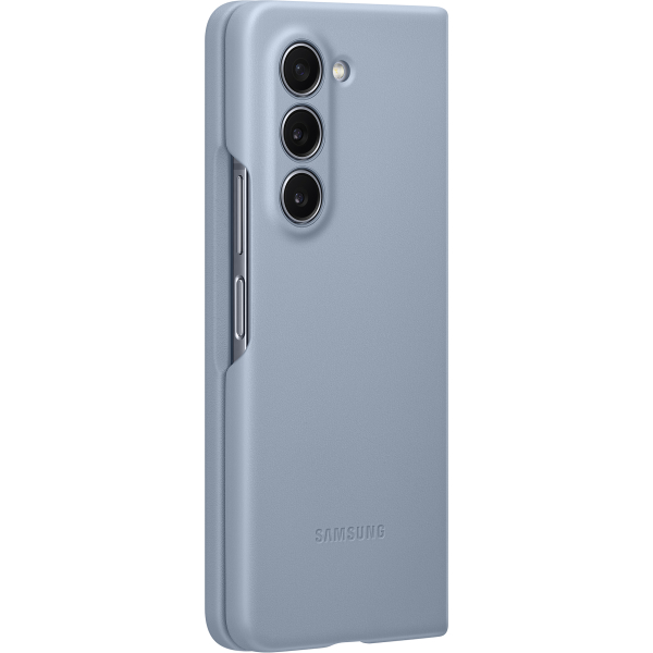 Samsung Ef-Vf946Plegww Samsung Vegan Leather Case Galaxy Z Fold5 Icy Blue - Afbeelding 3