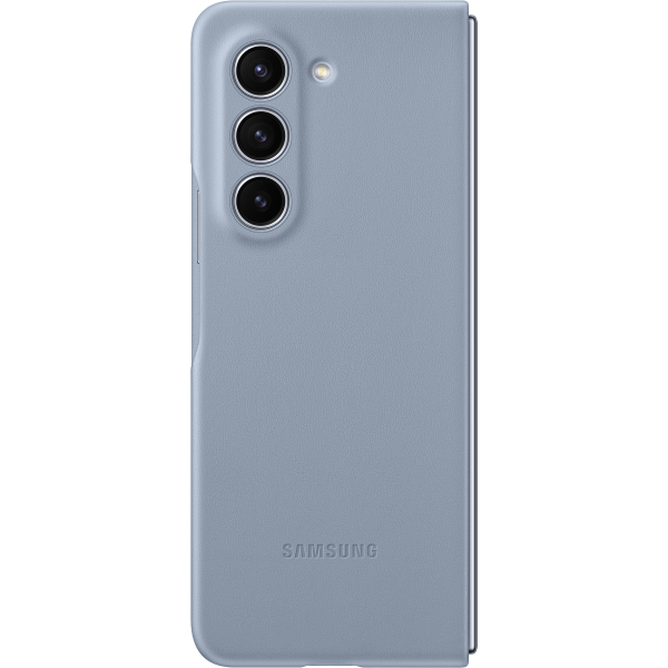 Samsung Ef-Vf946Plegww Samsung Vegan Leather Case Galaxy Z Fold5 Icy Blue - Afbeelding 4