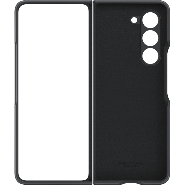 Samsung Ef-Vf946Pbegww Samsung Vegan Leather Case Galaxy Z Fold5 Graphite - Afbeelding 5