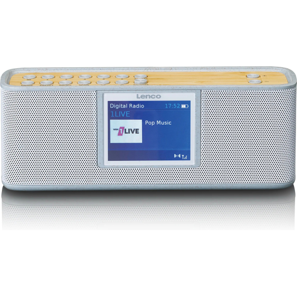 Lenco Pdr-046Gy Lenco Portable Eco Dab+ Bluetooth Radio Grey - Afbeelding 4