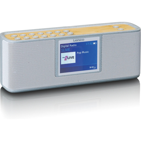 Lenco Pdr-046Gy Lenco Portable Eco Dab+ Bluetooth Radio Grey - Afbeelding 5