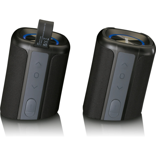Lenco Btp-400Bk Lenco 2-In-1 Stereo Bluetooth Speaker Black - Afbeelding 4