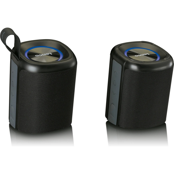 Lenco Btp-400Bk Lenco 2-In-1 Stereo Bluetooth Speaker Black - Afbeelding 5