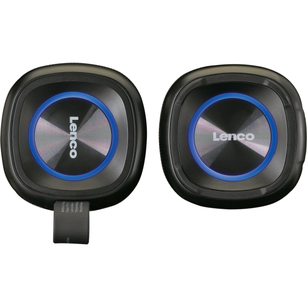Lenco Btp-400Bk Lenco 2-In-1 Stereo Bluetooth Speaker Black - Afbeelding 6