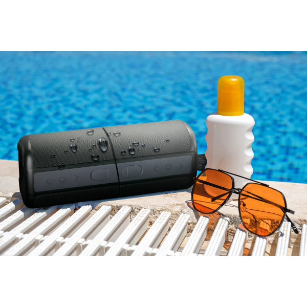 Lenco Btp-400Bk Lenco 2-In-1 Stereo Bluetooth Speaker Black - Afbeelding 9