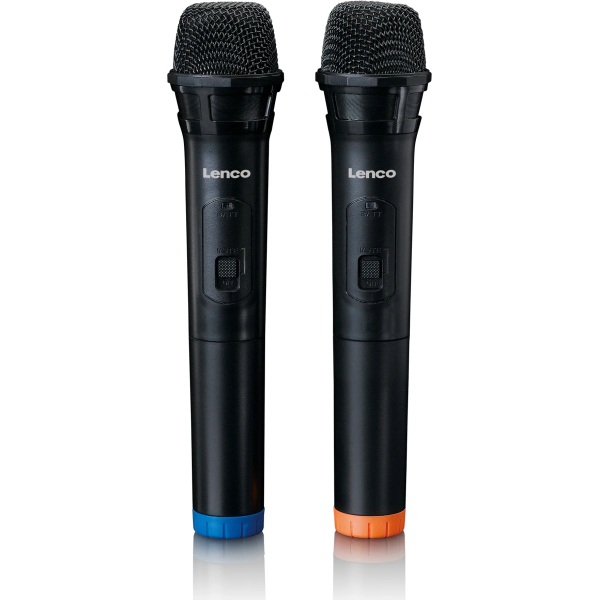 Lenco Pa-220Bk Lenco Bluetooth Party Speaker + Remote + 2 Microphones Black - Afbeelding 8