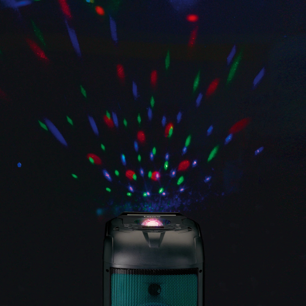 Lenco Pa-260Bk Lenco Bluetooth Party Speaker + Remote + 2 Microphones Black - Afbeelding 10