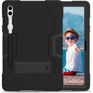 Xccess Survivor Essential Case Samsung Galaxy Tab S9+/S9 Fe+/S10+ 12.4 Black (Screenless)