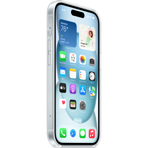 Apple Mt203Zm/A Apple Clear Case With Magsafe Iphone 15 Transparent - Afbeelding 3