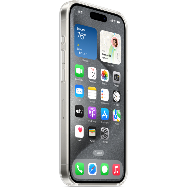 Apple Mt223Zm/A Apple Clear Case With Magsafe Iphone 15 Pro Transparent - Afbeelding 2