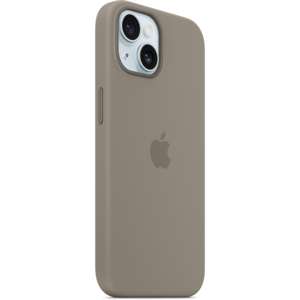 Apple Mt0Q3Zm/A Apple Silicone Case With Magsafe Iphone 15 Clay - Afbeelding 2