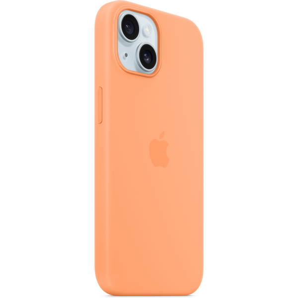 Apple Mt0W3Zm/A Apple Silicone Case With Magsafe Iphone 15 Sorbet Orange - Afbeelding 2