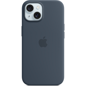 Apple Mt0N3Zm/A Apple Silicone Case With Magsafe Iphone 15 Storm Blue