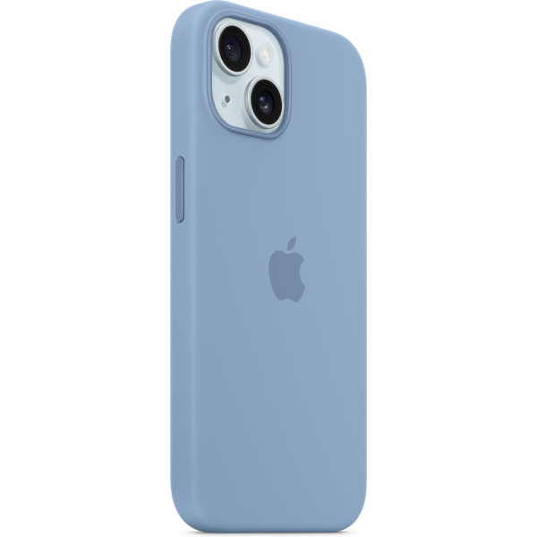Apple Mt0Y3Zm/A Apple Silicone Case With Magsafe Iphone 15 Winter Blue - Afbeelding 2