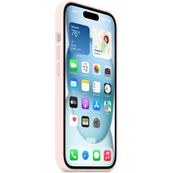 Apple Mt143Zm/A Apple Silicone Case With Magsafe Iphone 15 Plus Light Pink - Afbeelding 3