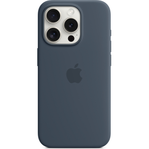 Apple Mt1D3Zm/A Apple Silicone Case With Magsafe Iphone 15 Pro Storm Blue