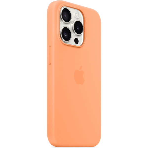 Apple Mt1W3Zm/A Apple Silicone Case With Magsafe Iphone 15 Pro Max Sorbet Orange - Afbeelding 2