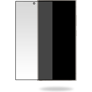 Mobilize Glass Screen Protector - Black Frame - Samsung Galaxy S24 Ultra 5G