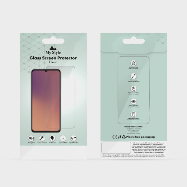 My Style Tempered Glass Screen Protector For Samsung Galaxy S24 5G/S25 5G Clear (10-Pack) - Afbeelding 4