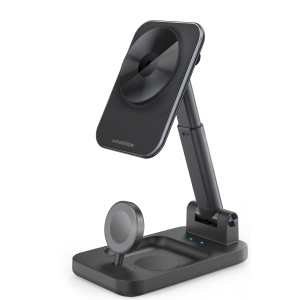 Mobilize 3In1 Charger Station Magsafe Compatible 15W Black