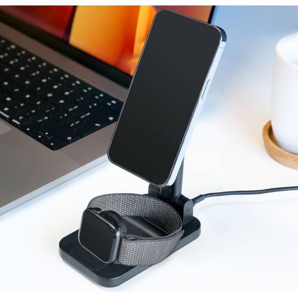 Mobilize 3In1 Charger Station Magsafe Compatible 15W Black - Afbeelding 6