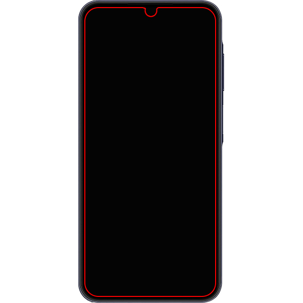 Mobilize Glass Screen Protector - Black Frame - Samsung Galaxy A25 5G - Afbeelding 2