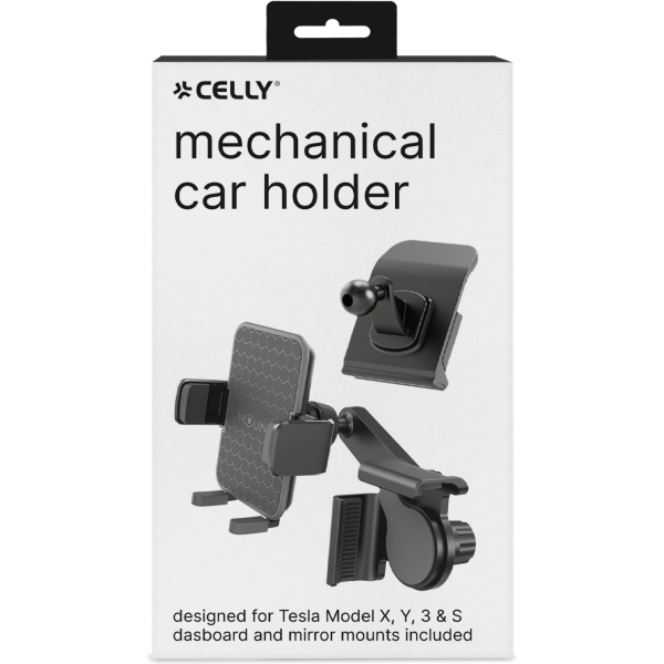 Celly Car Holder For Tesla Monitor And Dashboard Black - Afbeelding 3