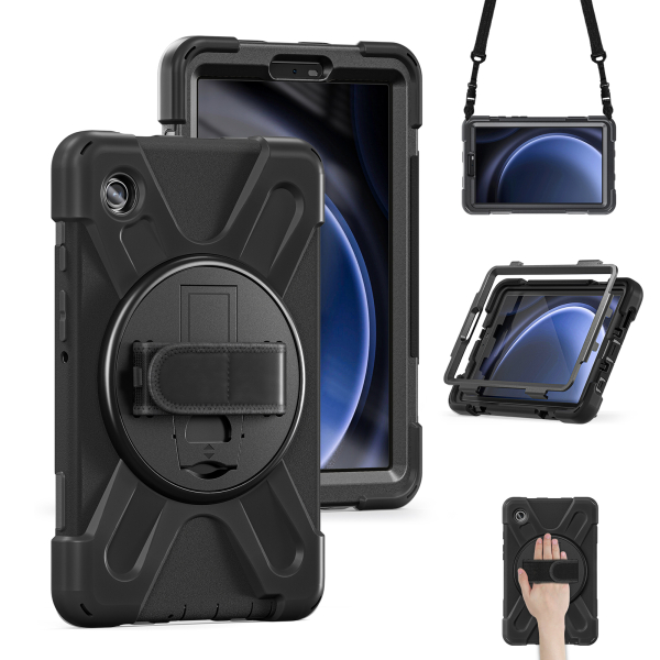 Xccess Survivor All-Round Case Samsung Galaxy Tab A9 8.7 Black (Screenless) - Afbeelding 2