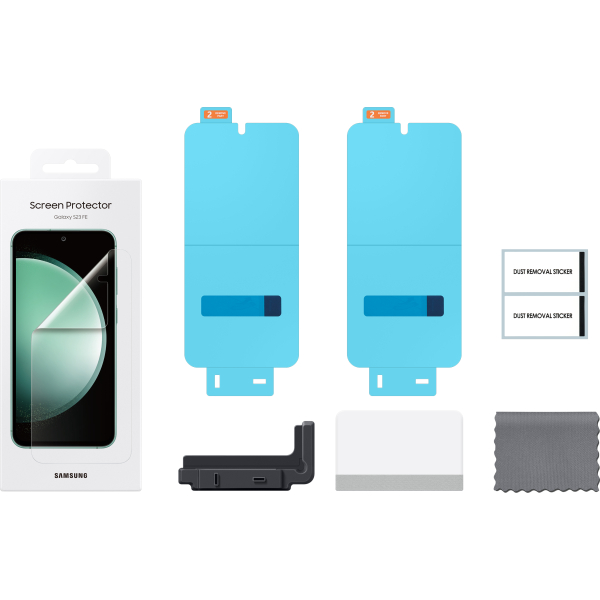 Samsung Ef-Us711Ctegww Samsung Screen Protector Folie (2 Stuks) Galaxy S23 Fe 5G - Afbeelding 4
