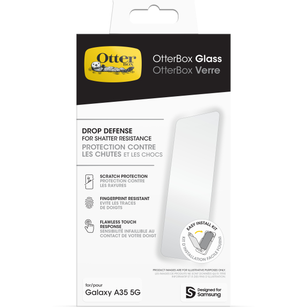 Otterbox Glass Screen Protector Samsung Galaxy A35 5G Clear - Afbeelding 4