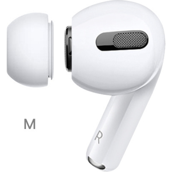 Xccess Silicon Replacement Ear Tips For Airpod Pro 1/2 Size M (1 Pair) White - Afbeelding 2
