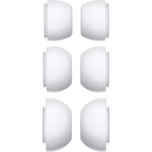 Xccess Silicon Replacement Ear Tips For Airpod Pro 1/2 Size S/M/L (3 Pair) White