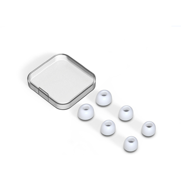 Xccess Silicon Replacement Ear Tips For Airpod Pro 1/2 Size S/M/L (3 Pair) White - Afbeelding 2
