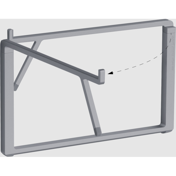 Rain Design Mbar Pro+ Foldable Laptop Stand Silver - Afbeelding 4