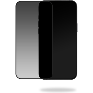 Mobilize Privacy Glass Screen Protector - Black Frame - For Apple Iphone 15 Plus/16 Plus