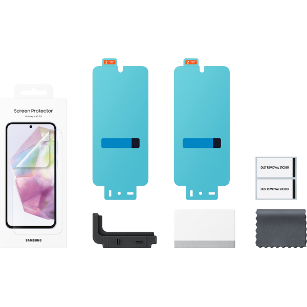Samsung Ef-Ua356Ctegww Samsung Screen Protector Folie (2 Stuks) Galaxy A35 5G - Afbeelding 3
