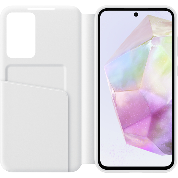 Samsung Ef-Za356Cwegww Samsung Smart Clear View Cover Galaxy A35 5G White - Afbeelding 3