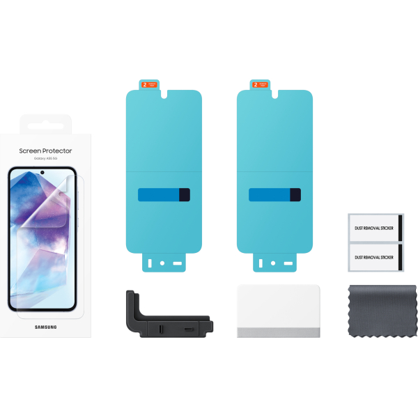 Samsung Ef-Ua556Ctegww Samsung Screen Protector Folie (2 Stuks) Galaxy A55 5G - Afbeelding 3