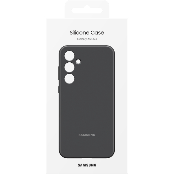 Samsung Ef-Pa556Tbegww Samsung Silicone Cover Galaxy A55 5G Black - Afbeelding 6