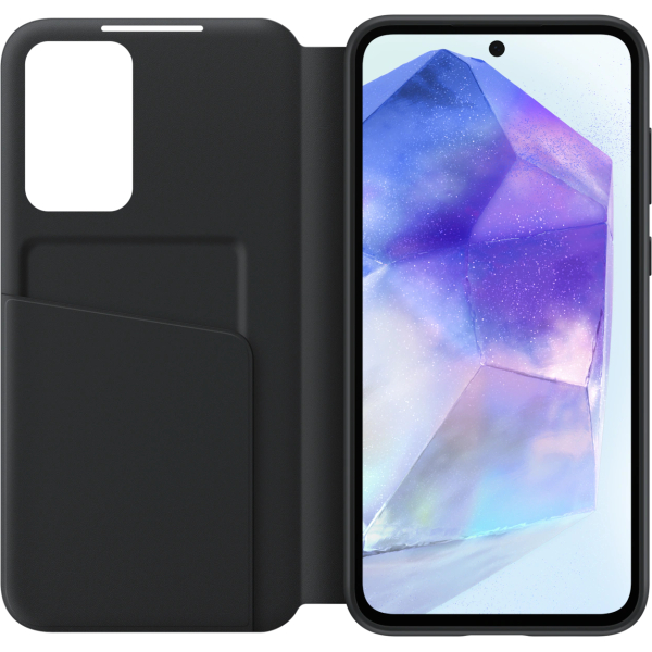 Samsung Ef-Za556Cbegww Samsung Smart Clear View Cover Galaxy A55 5G Black - Afbeelding 3