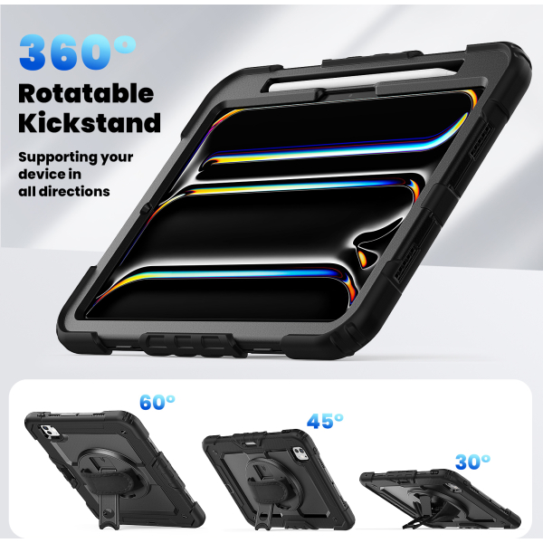 Xccess Survivor Essential Case Apple Ipad Pro 11 (2024) Black (Screenless) - Afbeelding 4
