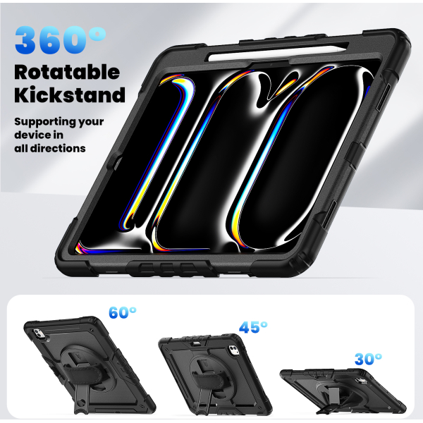 Xccess Survivor Essential Case Apple Ipad Pro 13 (2024) Black (Screenless) - Afbeelding 4