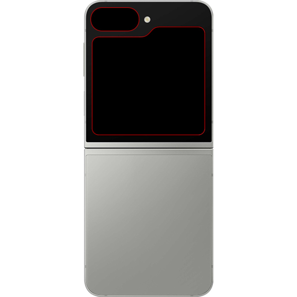 Mobilize Glass Screen Protector Samsung Galaxy Z Flip6 (Outer Display + Camera) - Afbeelding 2