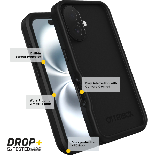 Otterbox Fre For Magsafe Case Apple Iphone 16 Pro Max Black - Afbeelding 5